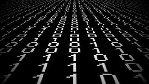 Abstract background with binary code concept Stock Footage 321416092