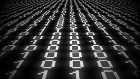 Abstract background with binary code concept Stock Footage 321416094