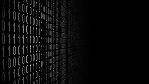 Abstract background with binary code concept Stock Footage 321416106