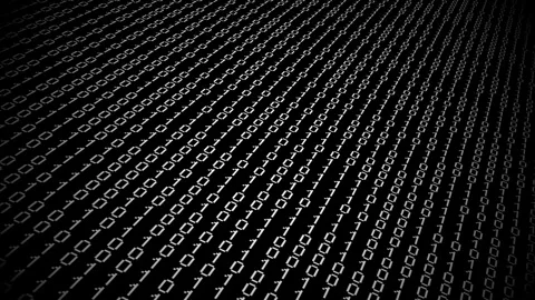 Abstract background with binary code concept Stock Footage 321416111