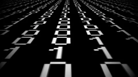 Abstract background with binary code concept Stock Footage 321416119