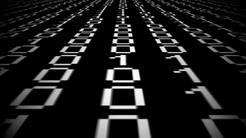 Abstract background with binary code concept Stock Footage 321416120