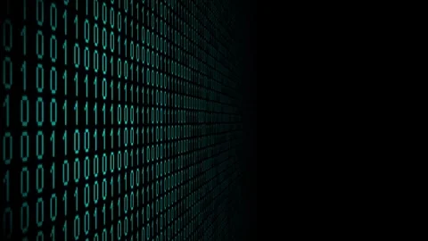 Abstract background with binary code concept Stock Footage 321416192