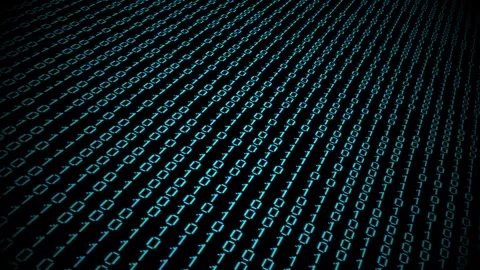 Abstract background with binary code concept Stock Footage 321416244