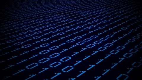 Abstract background with binary code concept Stock Footage 321416251