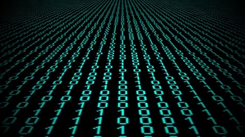 Abstract background with binary code concept Stock Footage 321416252