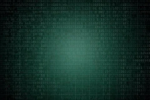 Abstract background with binary code. Hackers, darknet, virtual reality and Stock Illustration