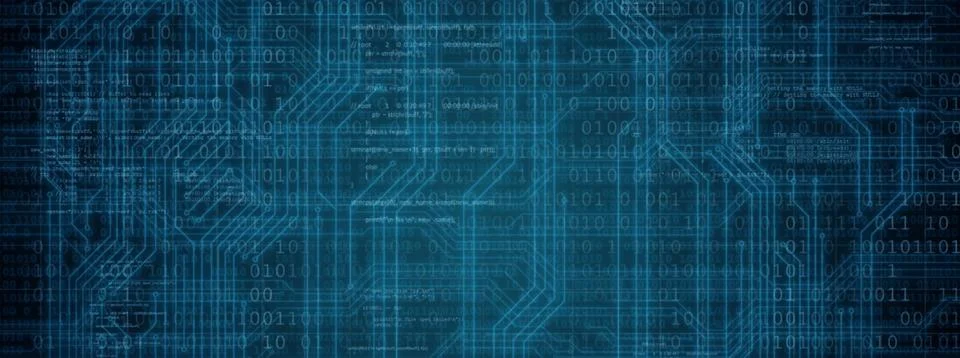 Abstract background with binary code. Hackers, darknet, virtual reality and 스톡 일러스트