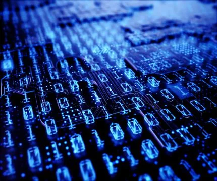 Abstract Background Binary Codes Illustrazione stock