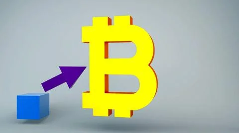 Abstract background with bitcoin Abstract background with bitcoin. Digital... Stock Photos