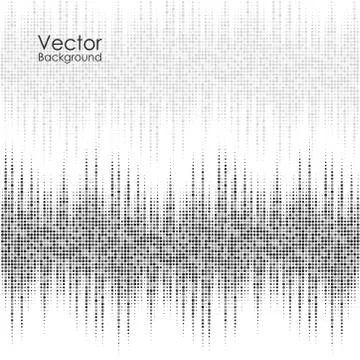 Abstract background with black and gray dots Stock Illustration