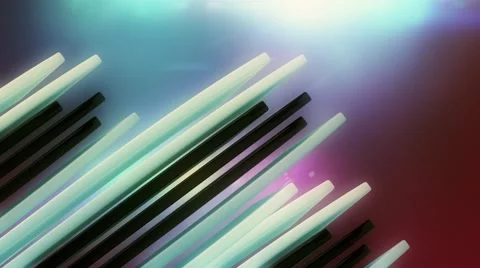 Abstract background with black and white lines loop Stock Footage 41204205