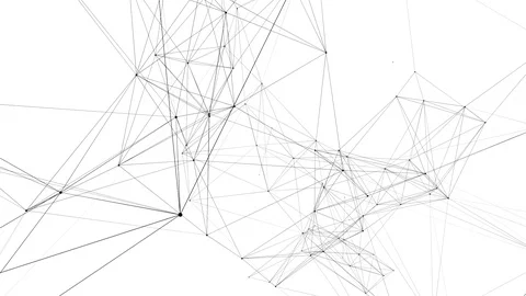 Abstract background black and white plexus Stock Footage 93358195
