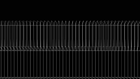 Abstract Background Black And White Geometric Lines 14 Stock Footage 132048883