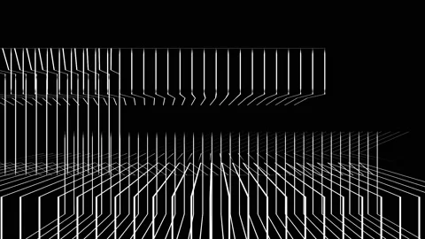 Abstract Background Black And White Geometric Lines 21 Stock Footage 132052622