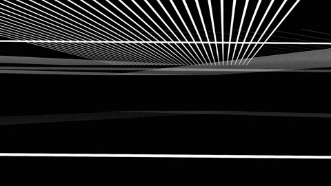 Abstract Background Black And White Geometric Lines 24 Stock Footage 132055501