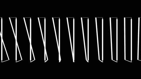 Abstract Background Black And White Geometric Lines 35 Stock-Footage 132061395