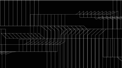 Abstract Background Black And White Geometric Lines 33 Stock Footage 132061843
