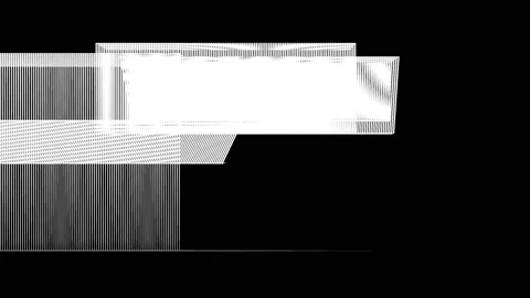 Abstract Background Black And White Geometric Lines 37 Video stock 132063351