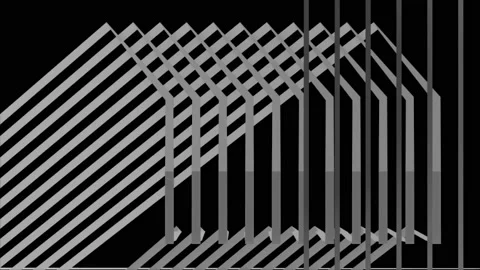 Abstract Background Black And White Geometric Lines 45 Video stock 132068888