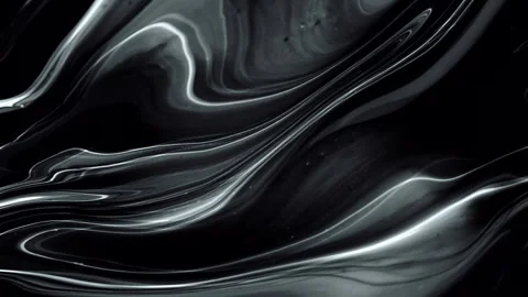 Abstract background of black and white liquid marble movement. 4K Stock Footage 248890881