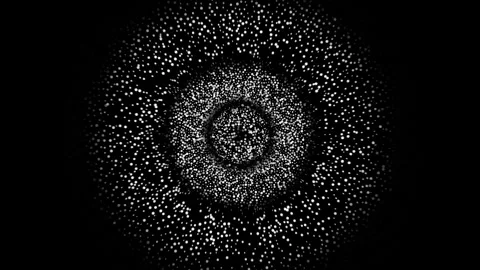 Abstract Background Black And White Bubbling Circles 17 Stock Footage 253673942