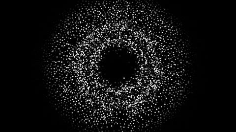 Abstract Background Black And White Bubbling Circles 19 Stock Footage 253715205