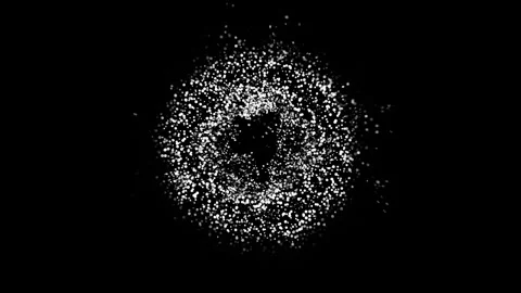 Abstract Background Black And White Bubbling Circles 24 Stock Footage 253728279