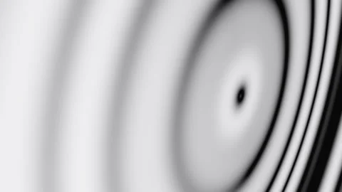 Abstract background with black and white circles. High quality 4k footage Stock Footage 256042095