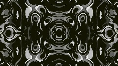 Abstract background with black and white lines. High quality 4k footage Stock Footage 256106801