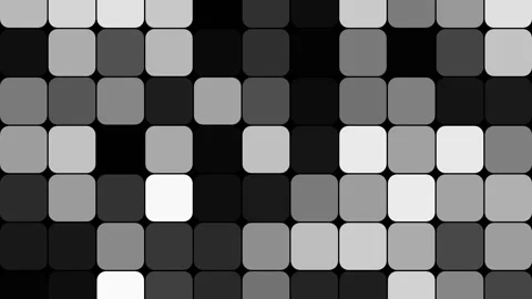 Abstract background black and white flashing squares 5 Video stock 282183129