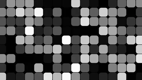 Abstract background black and white flashing squares 3 Stock Footage 282183660
