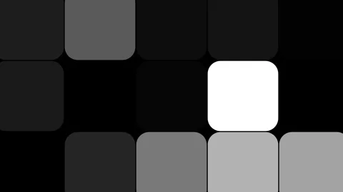 Abstract background black and white flashing squares 10 Video stock 282184204