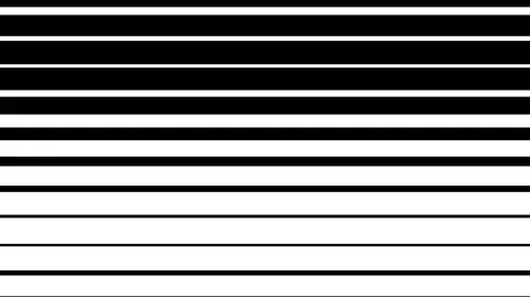 Abstract background with black and white stripes.Seamless loop video. Vidéo 304795970