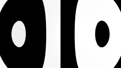 Abstract background with black and white elements. Hypnotic backdrop Stock Illustration