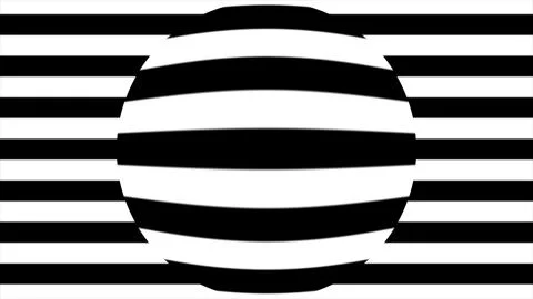 Abstract background with black and white stripes. Seamless loop. Abstract イラスト素材