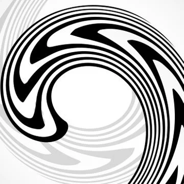 Abstract background with black and white striped Stock Illustration
