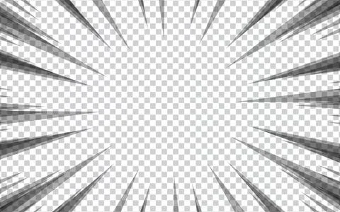 Abstract Background Black and white manga comic Pop art design, Radial spee.. Stock Illustration