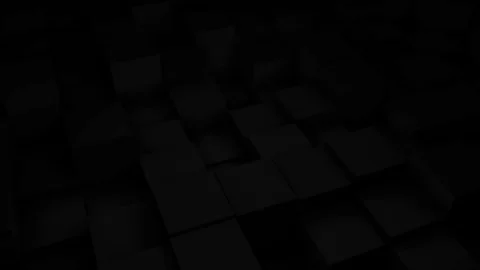 Abstract background with black cubes. Da... | Stock Video | Pond5