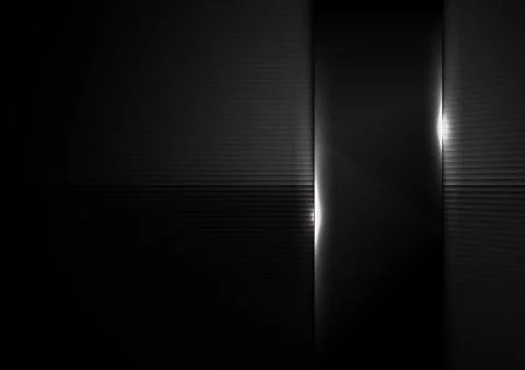 Abstract background black glass panel glossy with lighting Stock Illustration