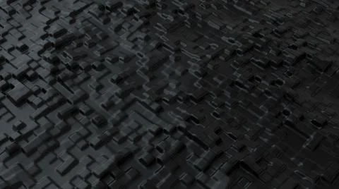 Abstract background with black grid smooth squares. Cell structure surface. M イラスト素材