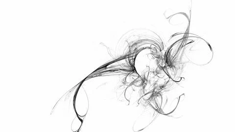 Abstract background of black lines on white background. Stock Illustration