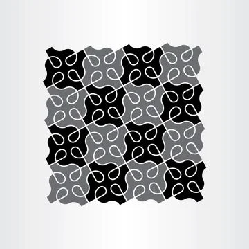 Abstract background black pattern vector geometric design Stock-Illustration