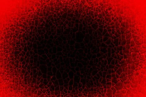 Abstract background in black red tones with cracks Stock Illustration