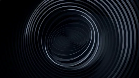 Abstract background with black rotating rings Stock Footage 106819442