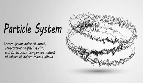 Abstract background. black twist. Elegant black circle. A large data cloud. E Ilustración de archivo