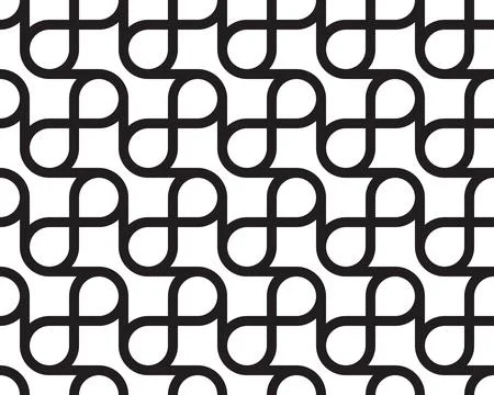 Abstract background with black wave lines Stock Illustration