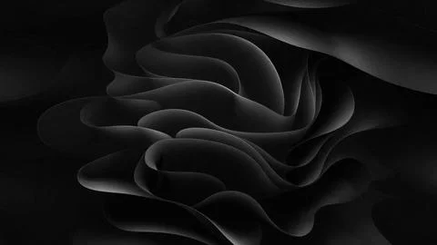 Abstract background of black waves. shapes and textures. Stock Illustration
