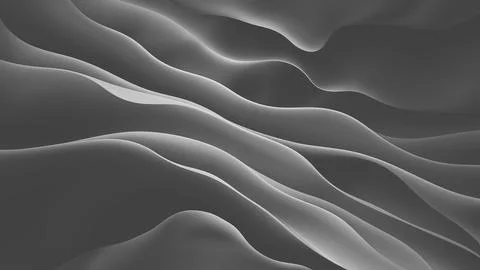 Abstract background of black waves. shapes and textures. Stock Illustration