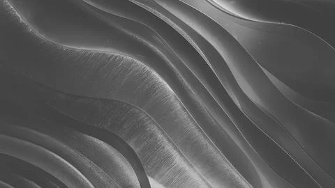 Abstract background of black waves. shapes and textures. Stock Illustration